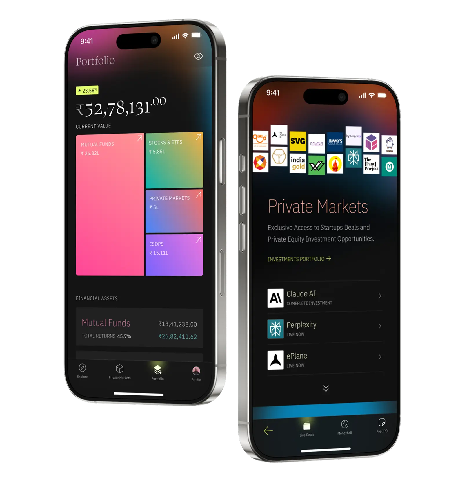 Iphones showing Infinyte App
